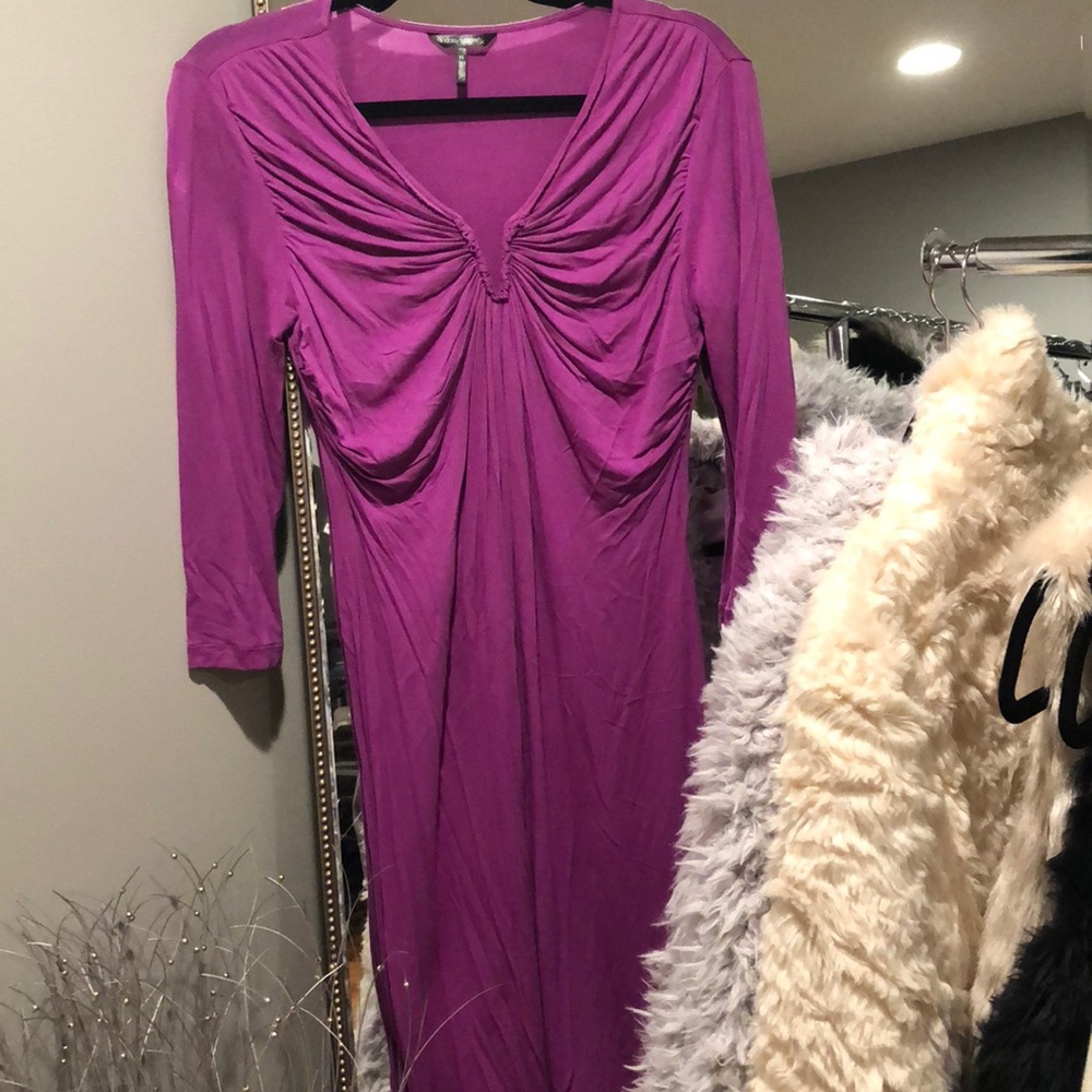 purple dress